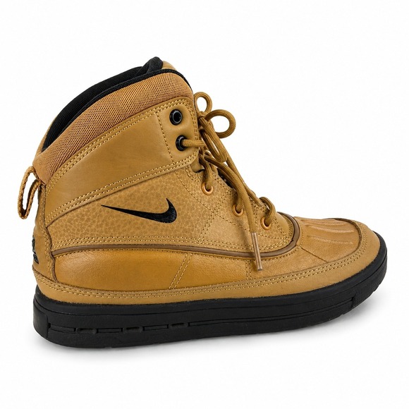 Nike Other - Nike ACG Woodside 2 Boys Kids 3Y Brown Leather Waterproof Boots Hiking Rain Snow